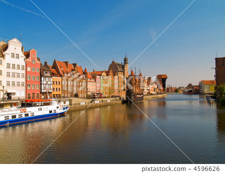Embankment of Molawa river, Gdansk Embankment of Molawa river, Gdansk 4596626