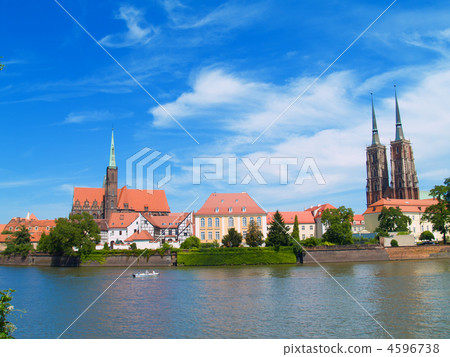 island Tumski, Wroclaw, Poland 4596738