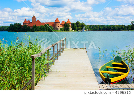 Lake Galve in Trakai, Lithuania Lake Galve in Trakai, Lithuania 4596815