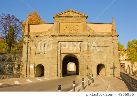 city gate, Bergamo, Italy city gate, Bergamo, Italy 4596936