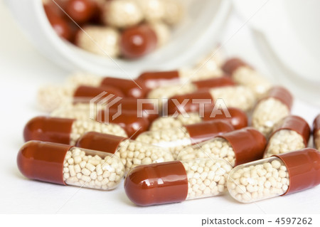 bottle with pills bottle with pills 4597262