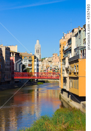 old town of Girona, Spain 4597493