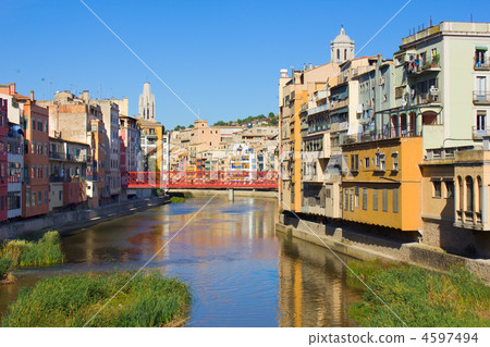 old town of Girona, Spain 4597494
