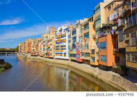 old town of Girona, Spain old town of Girona, Spain 4597498