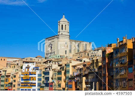 old town of Girona, Spain old town of Girona, Spain 4597503