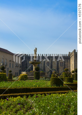 Palace of bishop, Braga, Portugal 4597576