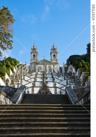 Portuguese sanctuary "Bom Jesus do Monte" 4597580