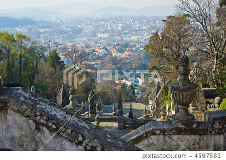 Portuguese sanctuary "Bom Jesus do Monte" 4597581