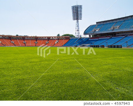 empty football field empty football field 4597943