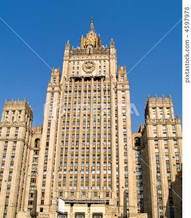 building of ministry of internal affairs, Moscow, Russia building of ministry of internal affairs, Moscow, Russia 4597978