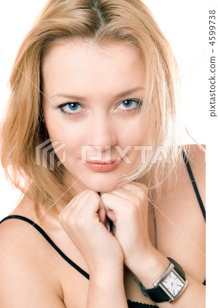 Closeup portrait of a beautiful young blonde Closeup portrait of a beautiful young blonde 4599738