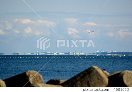 A mirage seen over the sea 4601653