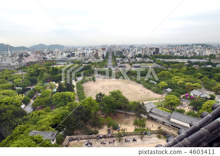 Himeji-jo Castle from the Temple of Himeji-jo Castle 4603411