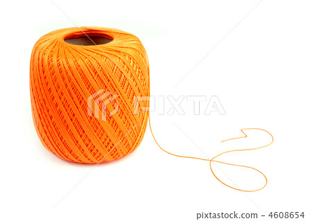 Orange cotton spool Orange cotton spool 4608654