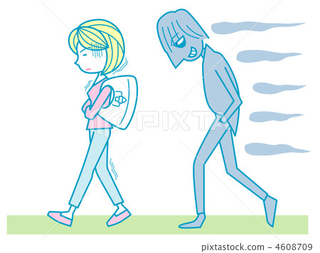 一名女子追踪纏擾者 4608709