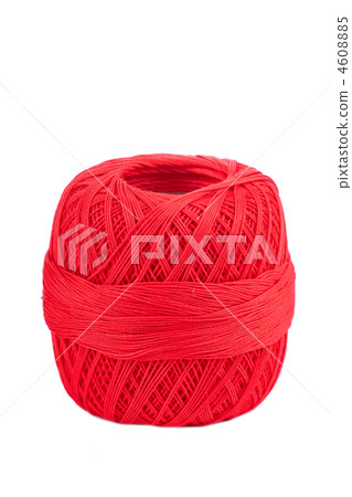 Red cotton spool 4608885