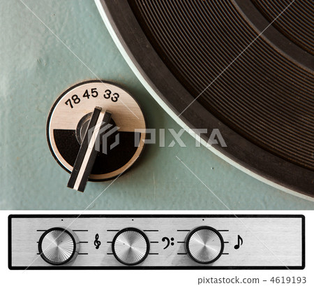 Vinyl player controls 4619193