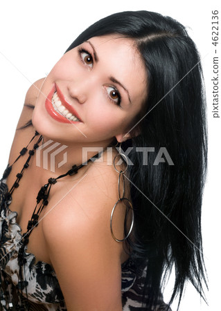 Portrait of a smiling beautiful young brunette Portrait of a smiling beautiful young brunette 4622136