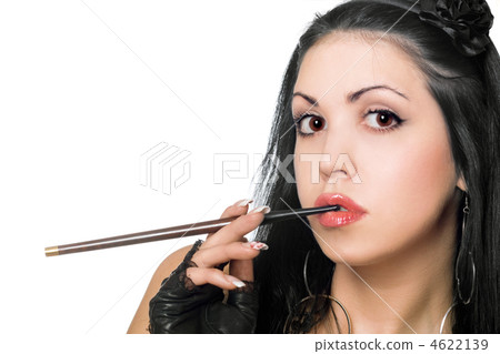 Portrait of a thoughtful young brunette Portrait of a thoughtful young brunette 4622139