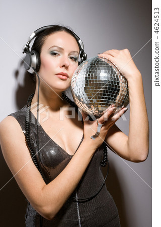 Portrait of attractive brunette 4624513