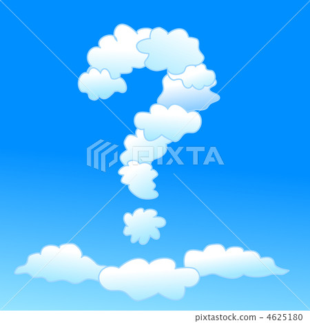Cloudy question symbol Cloudy question symbol 4625180