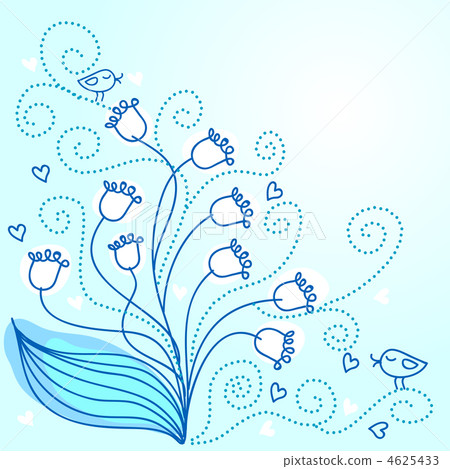 Cute floral background 4625433