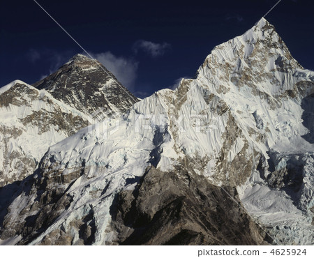 Everest and Nupce northwest peak from Kala Patthar [Nepal] 4625924