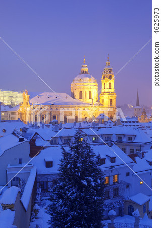 prague in winter prague in winter 4625973