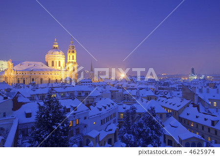 prague in winter prague in winter 4625974