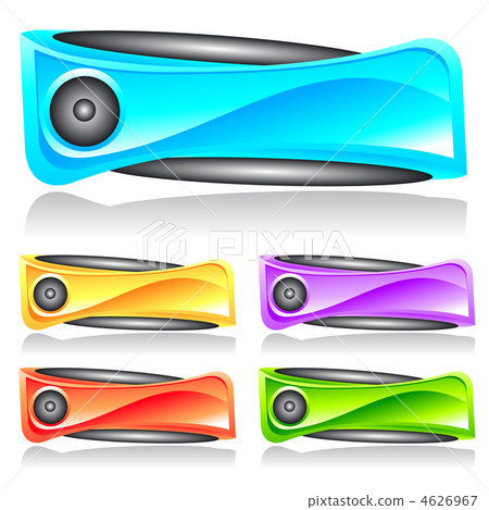 Set of abstract web menu buttons Set of abstract web menu buttons 4626967
