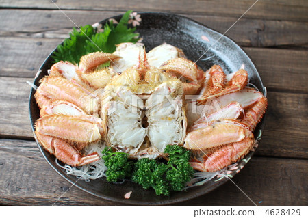 A slice of Hokkaido hairy crab, full of meat A slice of Hokkaido hairy crab, full of meat 4628429