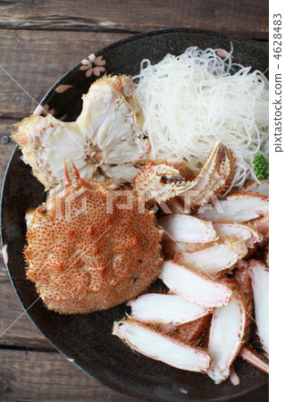 A slice of Hokkaido hairy crab, full of meat A slice of Hokkaido hairy crab, full of meat 4628483