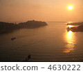 rivers, big river, sunset 4630222