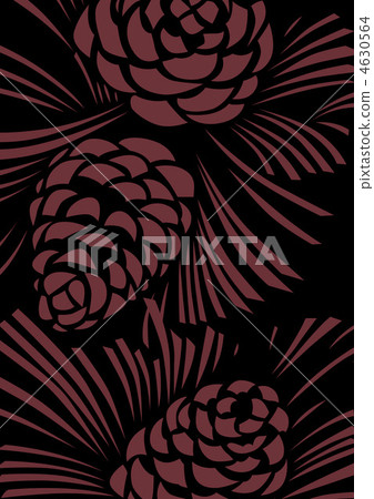 松球 松樹 拼貼畫 4630564