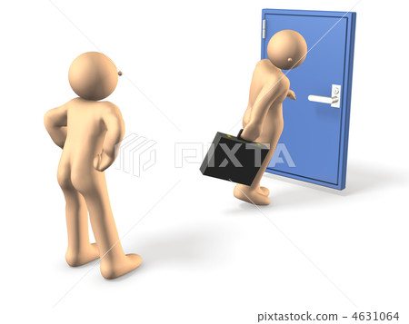 3DCG illustration showing a person who writes injustice 4631064