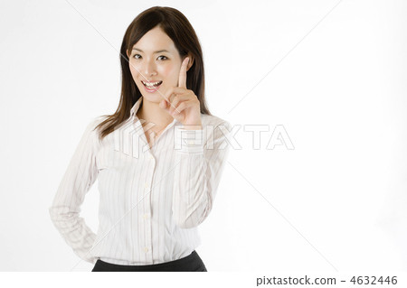Pointing female employees Pointing female employees 4632446