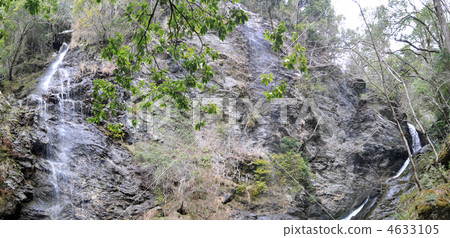 高知縣長岡區鹽豐野瀑布全景大豐町 4633105