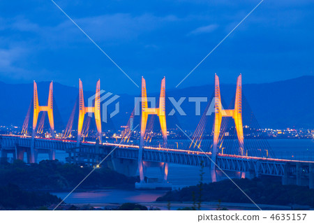 Seto Ohashi Bridge Light Up Seto Ohashi Bridge Light Up 4635157