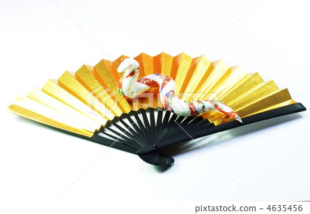 Yuzen圖案蛇·金魚橫向位置白背 Yuzen圖案蛇·金魚橫向位置白背 4635456