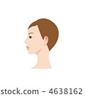Illustration of a woman's profile Illustration of a woman's profile 4638162