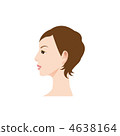 Illustration of a woman's profile Illustration of a woman's profile 4638164