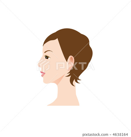 Illustration of a woman's profile 4638164