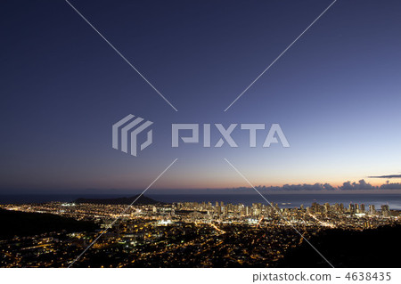 Night view of Waikiki Night view of Waikiki 4638435