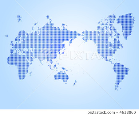 Dot world map 4638860