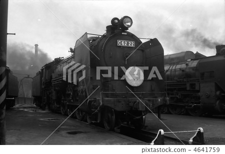 Limited Express Yuzuru towing Locomotive C6222 Showa 40 Fukushima Prefecture 4641759