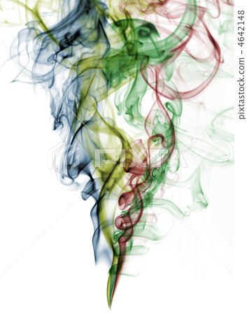 abstract color smoke from white background abstract color smoke from white background 4642148