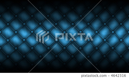 Texture leather quilted a sofa. BLue color Texture leather quilted a sofa. BLue color 4642316