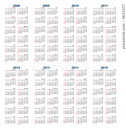 Calendar 2008-2015 Calendar 2008-2015 4642877