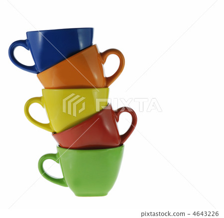Abstract color cups 4643226