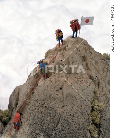 Mountain climbing _ Unkai · Hinomaru A 4647539